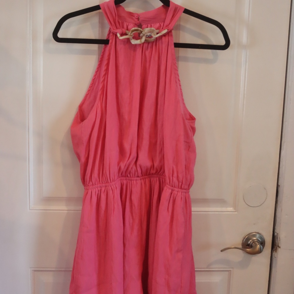 DO + BE Acrylic Ring Chain Halter Neck Romper. NWT - Picture 5 of 9